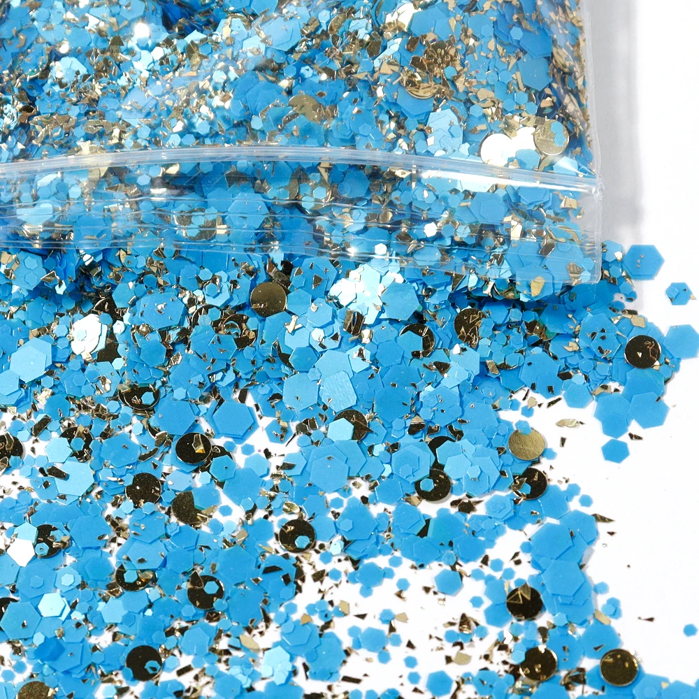 50g/Bag Matte Hexagon Mix Polyester Chunky Glitter 2-5MM Mixed Size Loose Circle Sequins Confetti Nail Art Glitter Matte Sequins
50g/Bag Matte Hexagon Mix Polyester Chunky Glitter 2-5MM Mixed Size Loose Circle Sequins Confetti Nail Art Glitter Matte Sequins