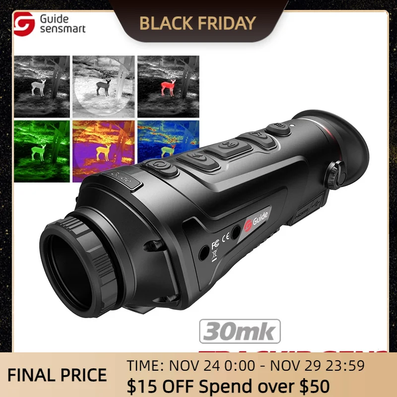 Guide TK421 431 451 Thermal Imager Handheld Monocular Thermal Hunting Night Vision Camera For Advenrture
Guide TK421 431 451 Thermal Imager Handheld Monocular Thermal Hunting Night Vision Camera For Advenrture