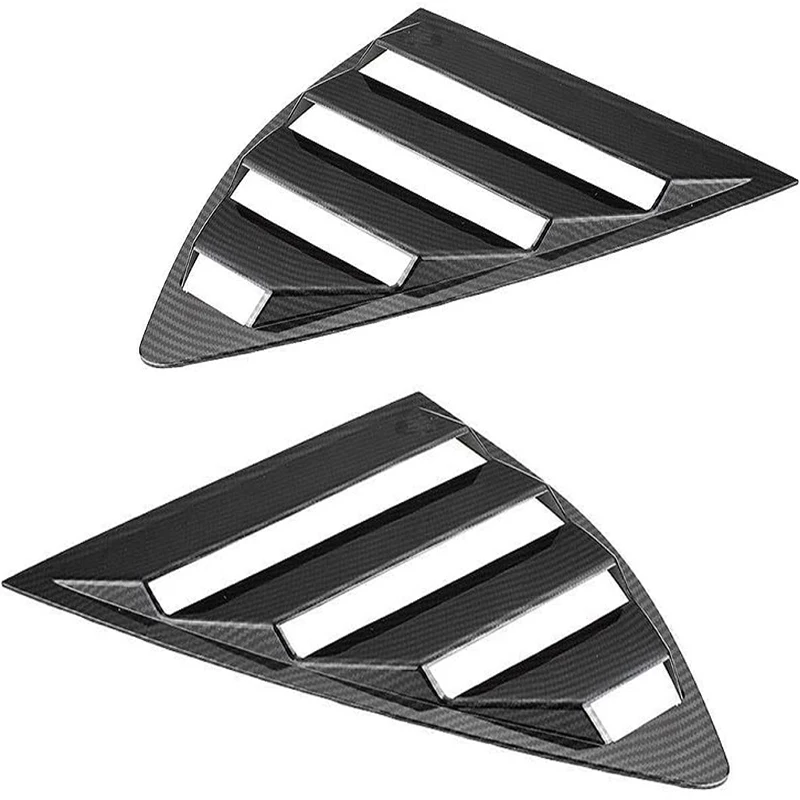 For Ford Mondeo 2pcs Carbon Fiber Car Rear Side Window Quarter Louver Cover Vents 2013-2018 Automobile New Exterior Accessories
For Ford Mondeo 2pcs Carbon Fiber Car Rear Side Window Quarter Louver Cover Vents 2013-2018 Automobile New Exterior Accessories