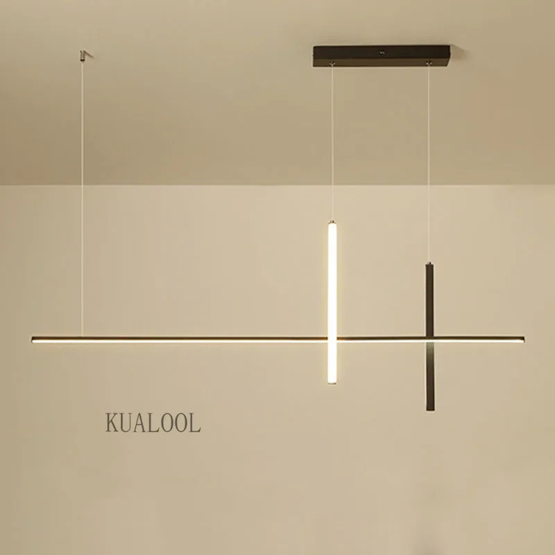 Modern LED Line Pendant Lights New Fashion Minimalist Strip Bedroom Lamp Living Room Cafe Restaurant Suspension Luminaire Lights
Modern LED Line Pendant Lights New Fashion Minimalist Strip Bedroom Lamp Living Room Cafe Restaurant Suspension Luminaire Lights