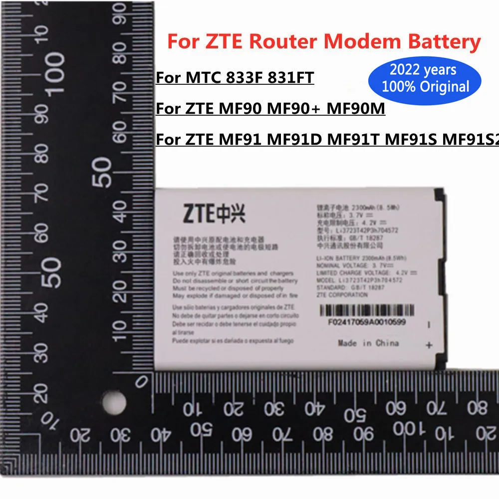 Hot Sales 4G Wifi Router Modem Battery Li3723T42P3h704572 For ZTE MF91 MF90 MF90+ MF90M MF91D MF91T MF91S MF91S2 MTC 833F 831FT
Hot Sales 4G Wifi Router Modem Battery Li3723T42P3h704572 For ZTE MF91 MF90 MF90+ MF90M MF91D MF91T MF91S MF91S2 MTC 833F 831FT