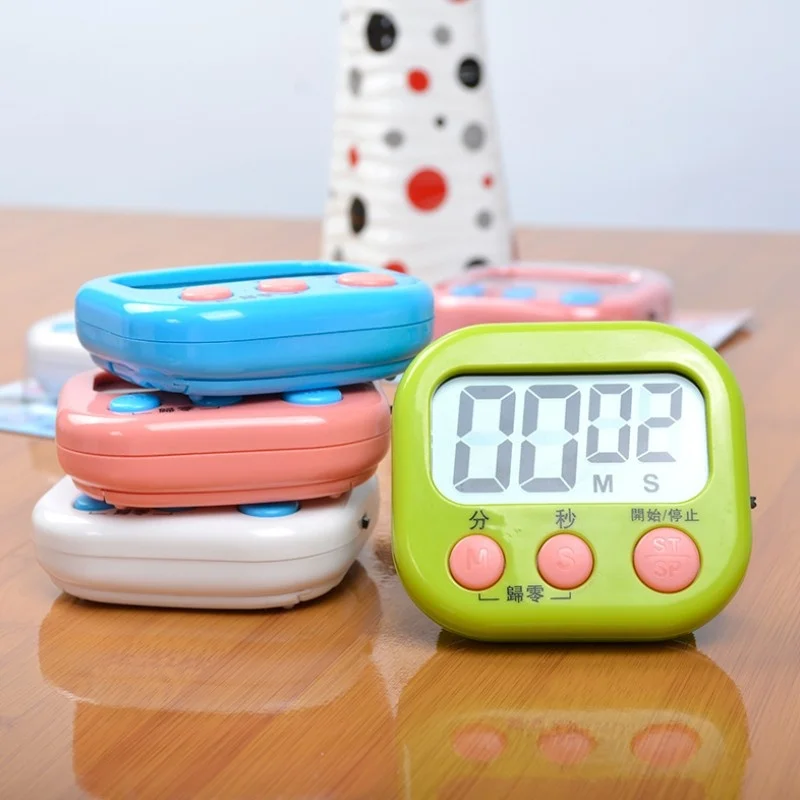 Positive and negative countdown timer kitchen timer reminder small alarm clock convenient large screen electronic intelligent
Positive and negative countdown timer kitchen timer reminder small alarm clock convenient large screen electronic intelligent