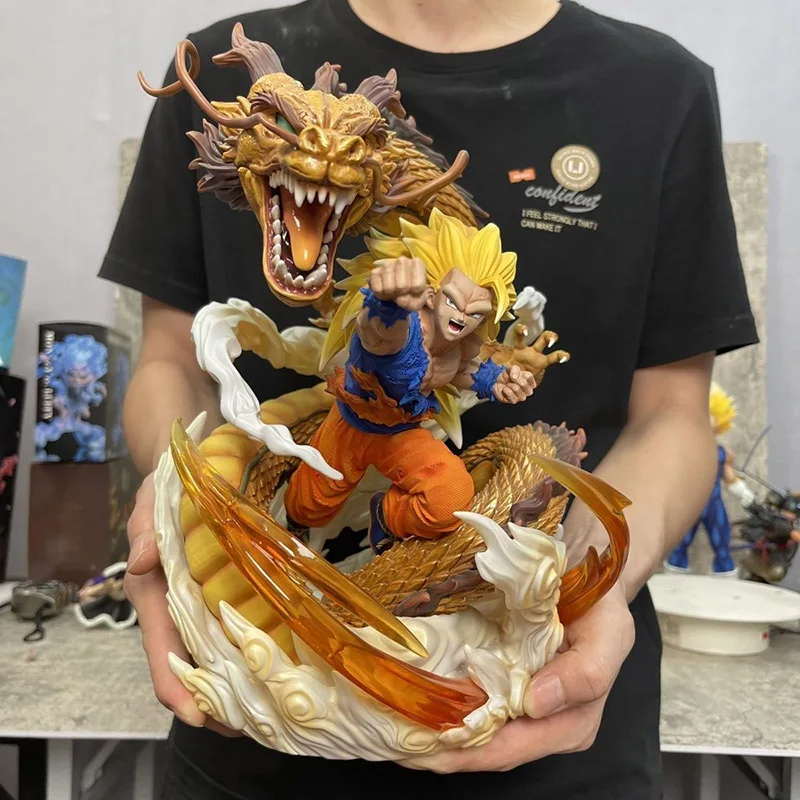 30cm Dragon Ball Figure GK TF Dragon Fist Ssj3 Goku Action Figure Super Saiyan Son Goku Anime PVC Stand Collectible Model Toys
30cm Dragon Ball Figure GK TF Dragon Fist Ssj3 Goku Action Figure Super Saiyan Son Goku Anime PVC Stand Collectible Model Toys