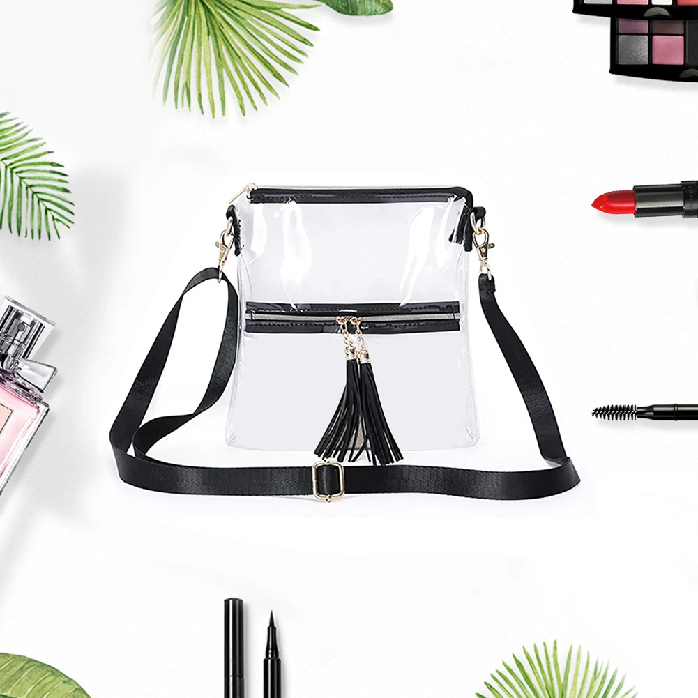 Casual Clear Crossbody Bags Women Stadium Approved PVC Clear Purse Crossbody Bag Chain Shoulder Phone Bags
Casual Clear Crossbody Bags Women Stadium Approved PVC Clear Purse Crossbody Bag Chain Shoulder Phone Bags