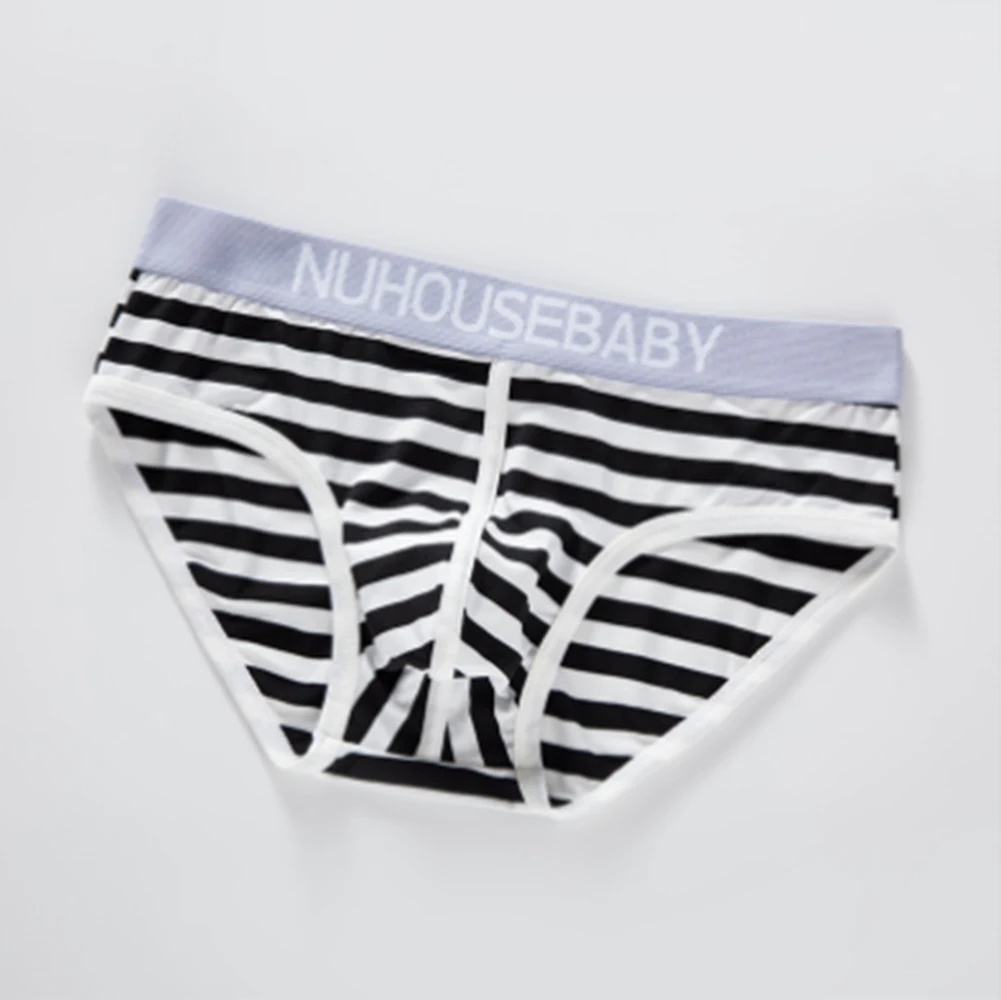 Men Sexy Striped Briefs Soft Cotton Underwear Low Rise Bulge Pouch Underpants Man Bikini Trunks Breathable Panties Male Lingerie
Men Sexy Striped Briefs Soft Cotton Underwear Low Rise Bulge Pouch Underpants Man Bikini Trunks Breathable Panties Male Lingerie