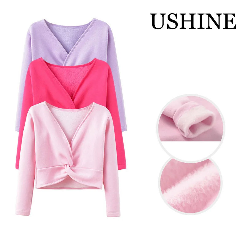 USHINE Children's Dance Practice Clothing Autumn Winter Thickened Sweater Jacket Long Sleeved Plush Shawl Outerwear Girls
USHINE Children's Dance Practice Clothing Autumn Winter Thickened Sweater Jacket Long Sleeved Plush Shawl Outerwear Girls