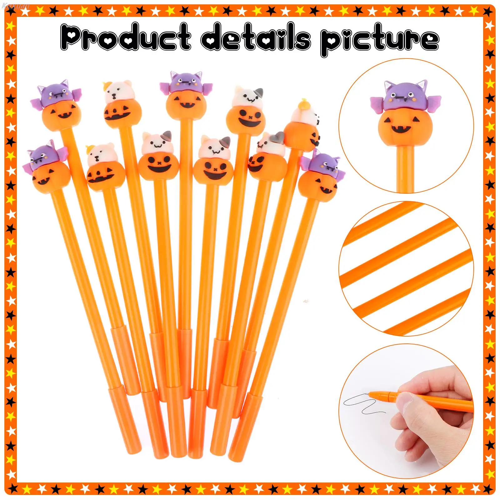 Stationery Cute Cartoon Pumpkin Halloween Gel Pen School Office Kawaii Supplies Creative Gift Pens 0.5 mm 33PCS
Stationery Cute Cartoon Pumpkin Halloween Gel Pen School Office Kawaii Supplies Creative Gift Pens 0.5 mm 33PCS