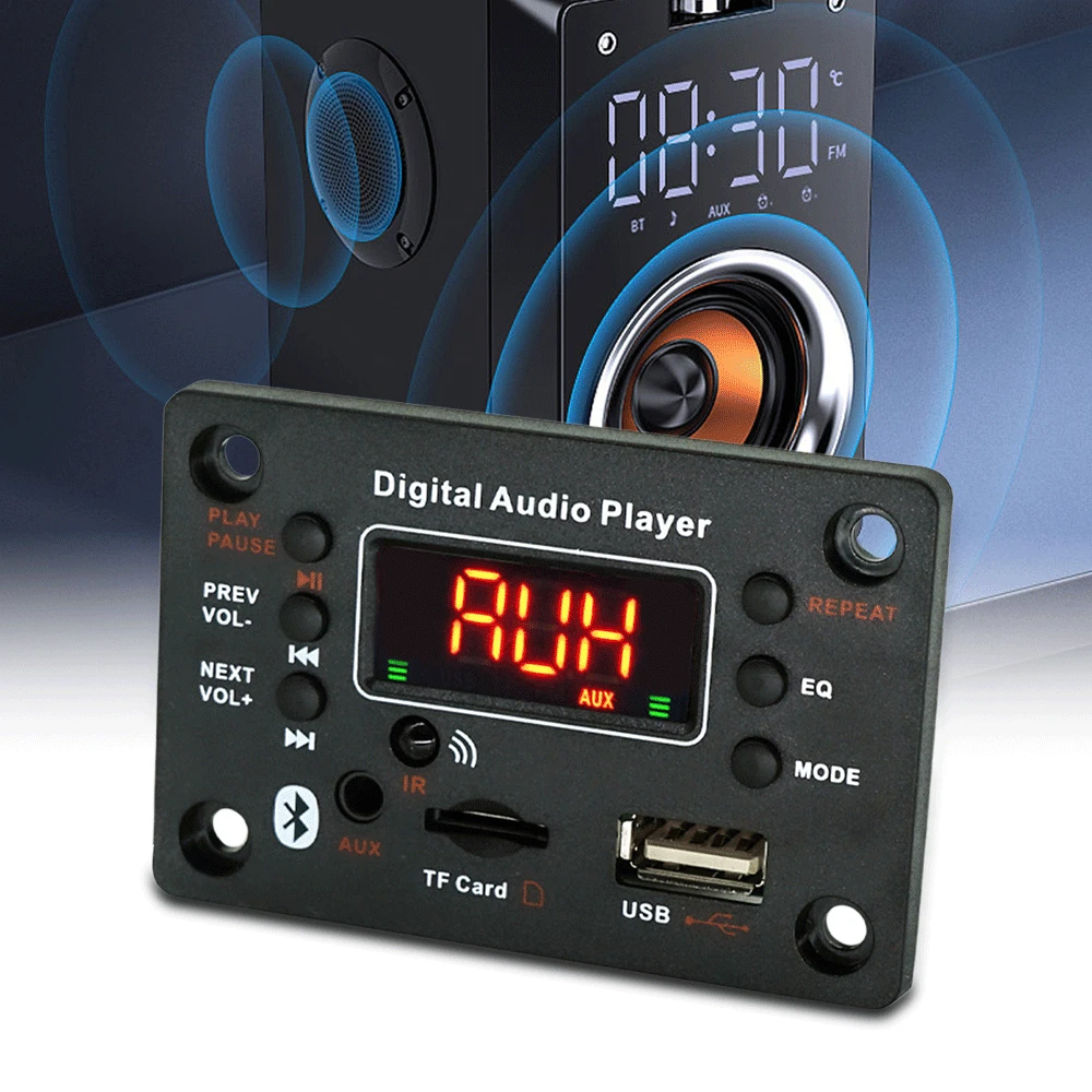 DC7-25V 2*40W Amplifier MP3 Player Module Bluetooth-compatible 5.0 Decoder Board Amplifier Car FM Radio Module Mp3 Players
DC7-25V 2*40W Amplifier MP3 Player Module Bluetooth-compatible 5.0 Decoder Board Amplifier Car FM Radio Module Mp3 Players