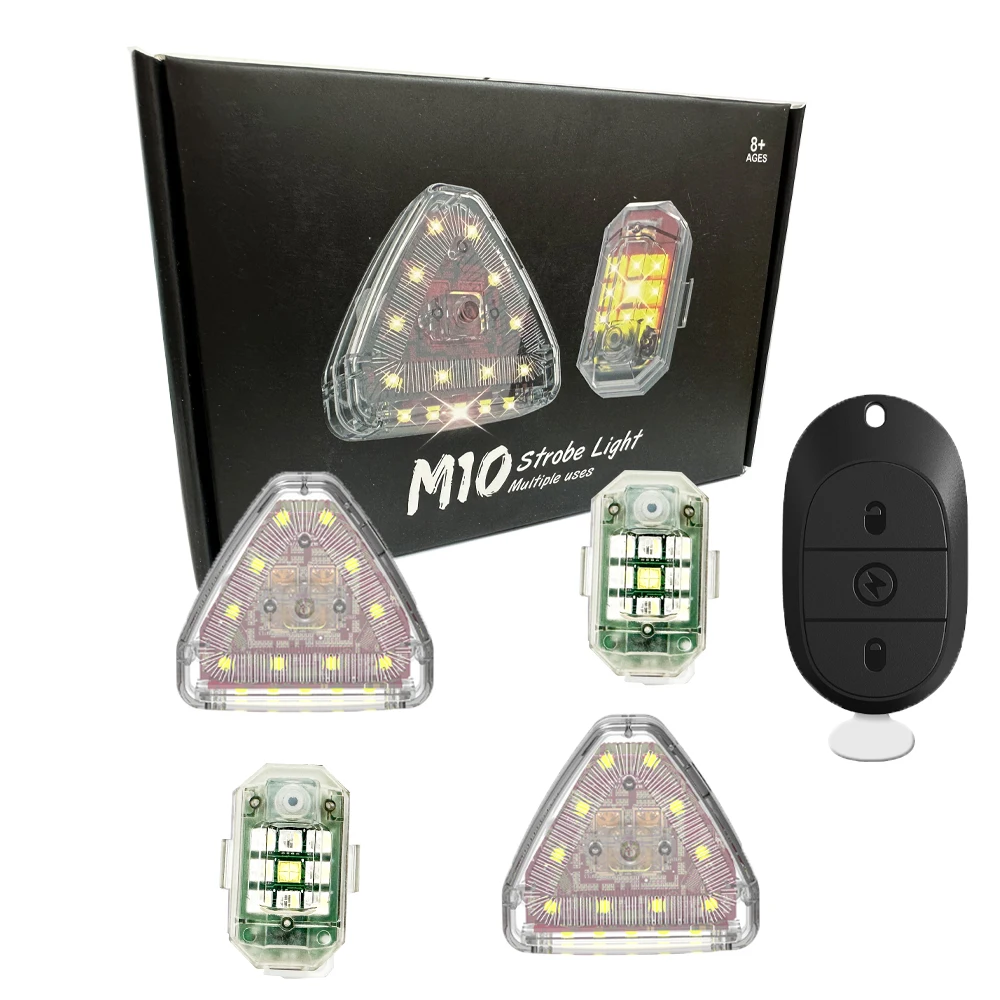 Motorcycle Strobe Light M10 Magnet Lamp Warning Flash Led 2.4G Wireless Control Waterproof Bike Scooter Anti-collision Indicator
Motorcycle Strobe Light M10 Magnet Lamp Warning Flash Led 2.4G Wireless Control Waterproof Bike Scooter Anti-collision Indicator