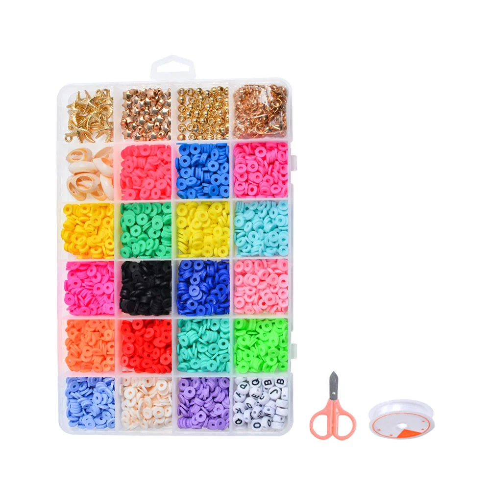 Bracelet Polymer Clay Craft Beads Charms DIY Necklace Loose Fine Making Accessories Spacer
Bracelet Polymer Clay Craft Beads Charms DIY Necklace Loose Fine Making Accessories Spacer