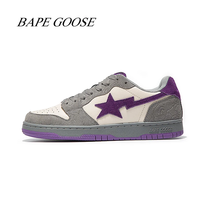 BAPEGOOSE Suede Couple Casual Shoes Sta Street Solid Color With Low-cut Skateboard Shoes Sneakers Camouflage Sb Star Tennis Boy
BAPEGOOSE Suede Couple Casual Shoes Sta Street Solid Color With Low-cut Skateboard Shoes Sneakers Camouflage Sb Star Tennis Boy