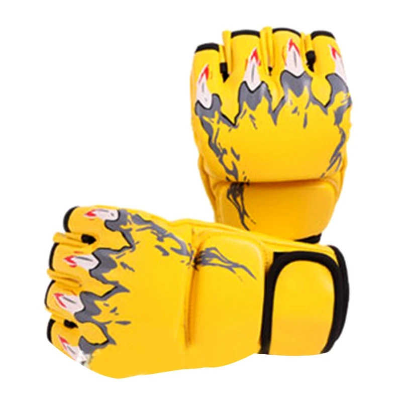 Adults Half-Finger Boxing Gloves For Muay Thai Fight Sanda Martial Arts Bag Punching Training PU Mitts Gloves Gear Set
Adults Half-Finger Boxing Gloves For Muay Thai Fight Sanda Martial Arts Bag Punching Training PU Mitts Gloves Gear Set