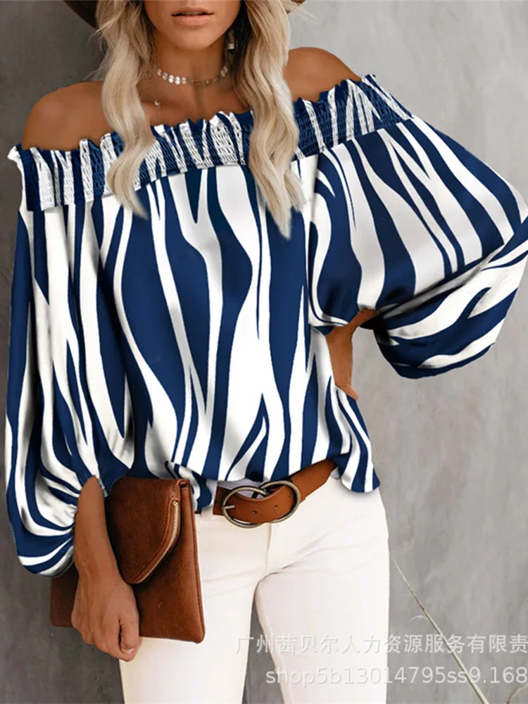 Mandylandy Women Summer Off Shoulder Stripe Print Lantern Sleeve Top Shirt Fashion Female Y2K Harajuku Loose Chiffon T-shirt
Mandylandy Women Summer Off Shoulder Stripe Print Lantern Sleeve Top Shirt Fashion Female Y2K Harajuku Loose Chiffon T-shirt