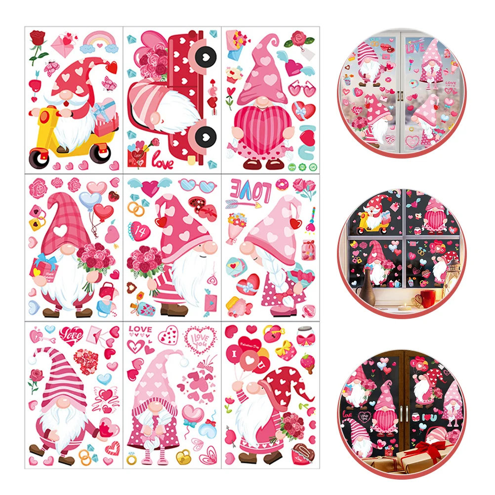 1 Set Party Supplies Glass Windows Decor Valentine Day Stickers Valentine Window Clings Valentine Stickers Gnome Window Clings
1 Set Party Supplies Glass Windows Decor Valentine Day Stickers Valentine Window Clings Valentine Stickers Gnome Window Clings