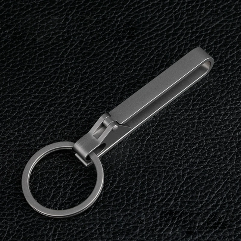 Outdoor Titanium Alloy Key Chain Waist Belt Hanging Buckle Ring Holder Car Key Lightweight Key Ring Holder
Outdoor Titanium Alloy Key Chain Waist Belt Hanging Buckle Ring Holder Car Key Lightweight Key Ring Holder