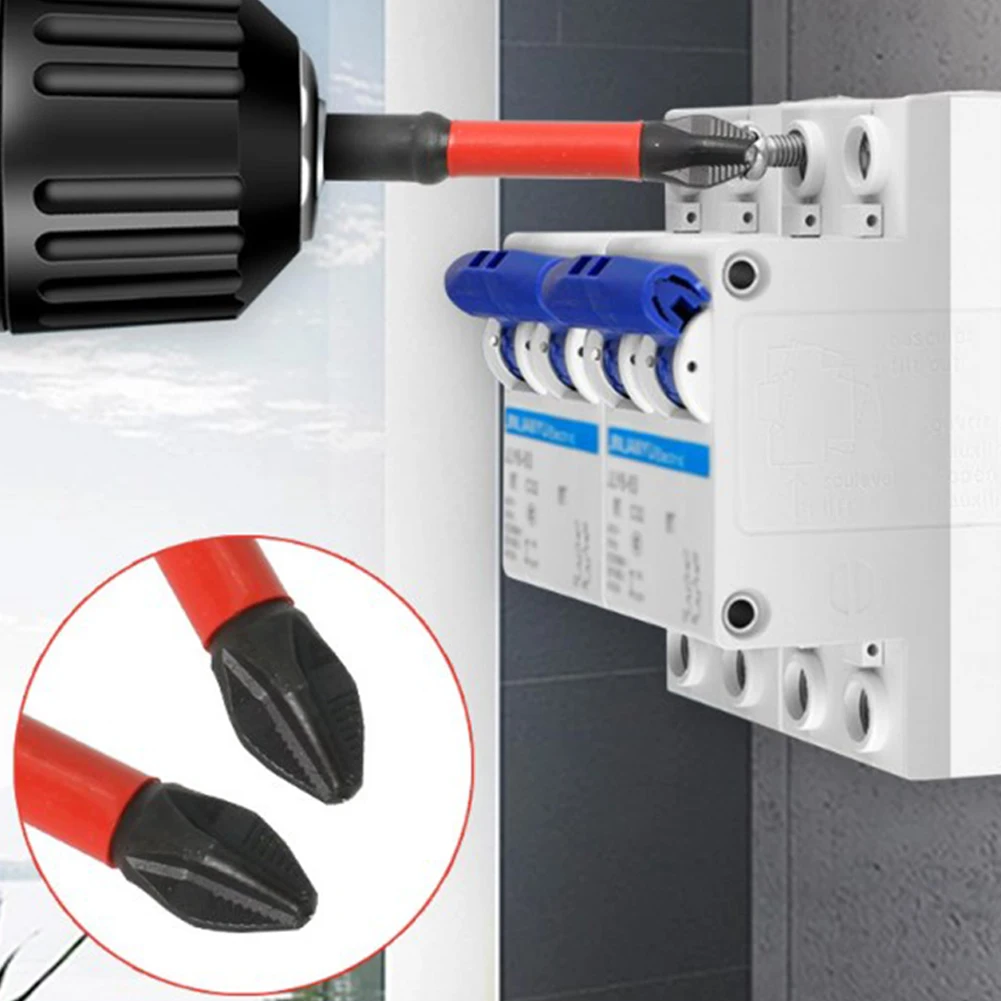 5 Pcs Magnetic Batch Head Impact Strong Cross High Hardness 25mm 50mm 65mm 70mm 90mm Waterproof Non-slip PH2 Screwdriver Set
5 Pcs Magnetic Batch Head Impact Strong Cross High Hardness 25mm 50mm 65mm 70mm 90mm Waterproof Non-slip PH2 Screwdriver Set