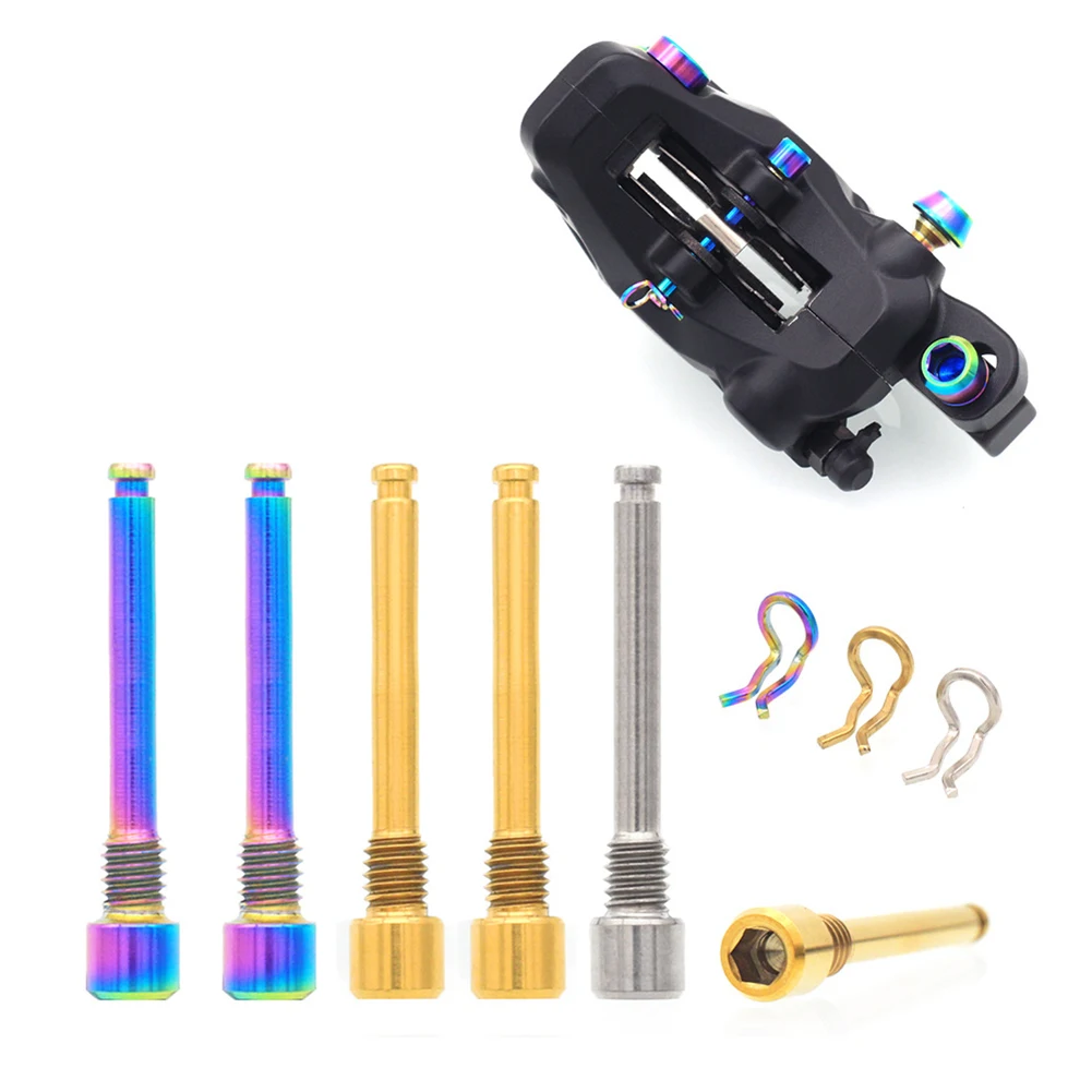 Bicycle Hydraulic Disc Brake Pad Bolts M4x26 Pin Insert Caliper Screw Titanium Ti Bolts Spring Clips Split Pin Lock Pin
Bicycle Hydraulic Disc Brake Pad Bolts M4x26 Pin Insert Caliper Screw Titanium Ti Bolts Spring Clips Split Pin Lock Pin