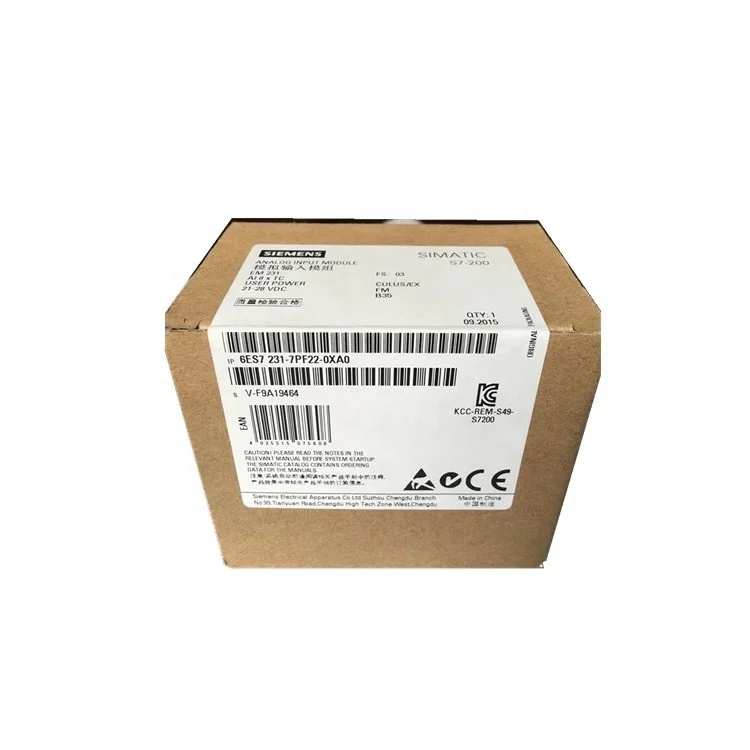 Factory price SIMATIC S7-200 CN PLC 6ES7231-7PF22-0XA0 Analog input EM 231 module for siemens
Factory price SIMATIC S7-200 CN PLC 6ES7231-7PF22-0XA0 Analog input EM 231 module for siemens