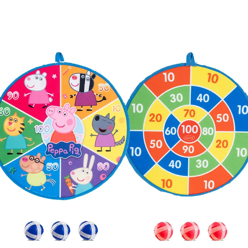 Genuine Anime Figures Peppa Pig Dart Disk Sticky Ball Sticky Target Ball Action Figures Model Collection Hobby Gifts Toys
Genuine Anime Figures Peppa Pig Dart Disk Sticky Ball Sticky Target Ball Action Figures Model Collection Hobby Gifts Toys