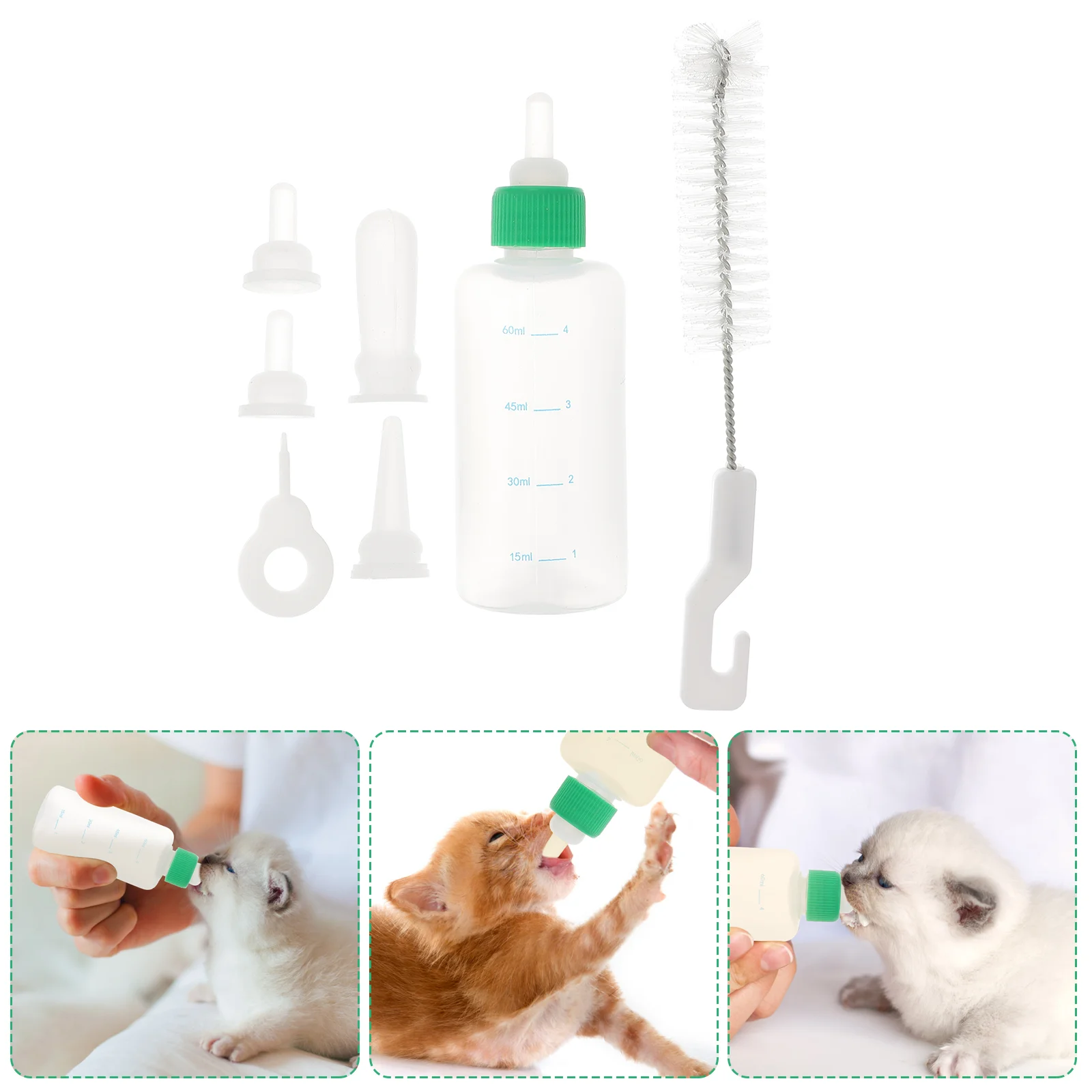 2Pcs Nursing Bottle 50ml Silicone Cat Feeding Bottle Puppy Bottles for Newborn Kittens Puppies Rabbits Animals
2Pcs Nursing Bottle 50ml Silicone Cat Feeding Bottle Puppy Bottles for Newborn Kittens Puppies Rabbits Animals