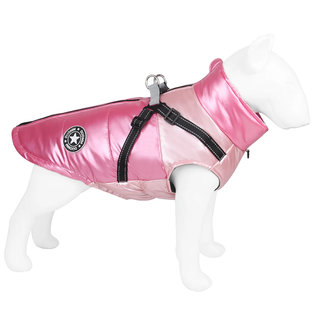 Dog Clothes Winter Warm Reflective Vest Coat Waterproof Thickening with Pull Ring Dog Jacket for Bulldog Dog Clothes Winter
Dog Clothes Winter Warm Reflective Vest Coat Waterproof Thickening with Pull Ring Dog Jacket for Bulldog Dog Clothes Winter