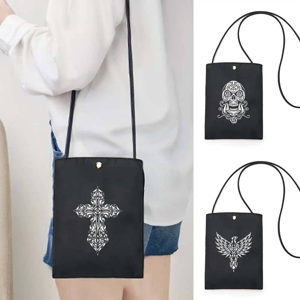 Women Universal Mobile Phone Bag Crossbody Bags Wallets Organizer for Apple/Huawei/Xiaomi Cell Phone Packet Skull Print Handbags
Women Universal Mobile Phone Bag Crossbody Bags Wallets Organizer for Apple/Huawei/Xiaomi Cell Phone Packet Skull Print Handbags