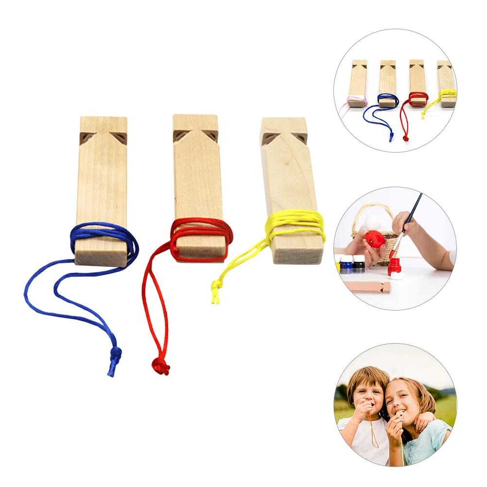 3pcs Wooden Train Whistles Wood DIY Whistle Toys Party Favors for Kids
3pcs Wooden Train Whistles Wood DIY Whistle Toys Party Favors for Kids