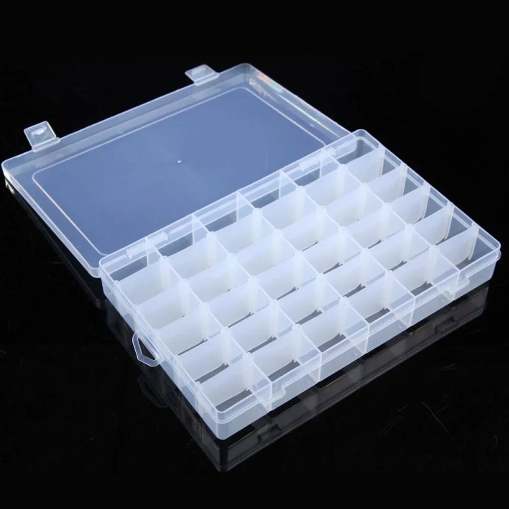 36 Grids DIY Adjustable Earrings Box Plastic Jewelry Bead Holder Fishing Hook Organizer Transparent Storage Container
36 Grids DIY Adjustable Earrings Box Plastic Jewelry Bead Holder Fishing Hook Organizer Transparent Storage Container