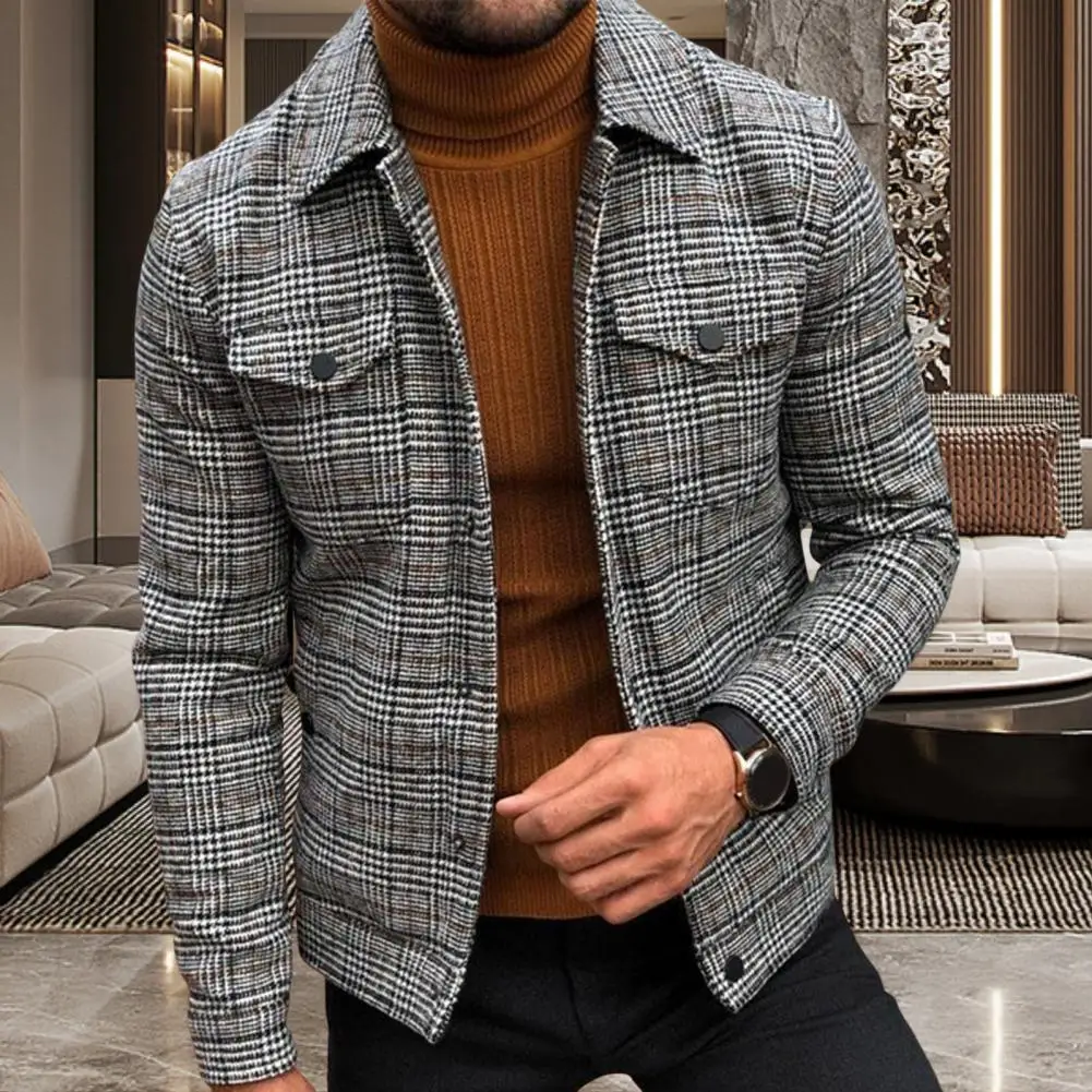 Spring Coat Trendy Pockets Lapel Anti-pilling Men Coat for Daily Wear Men Autumn Coat Coat
Spring Coat Trendy Pockets Lapel Anti-pilling Men Coat for Daily Wear Men Autumn Coat Coat