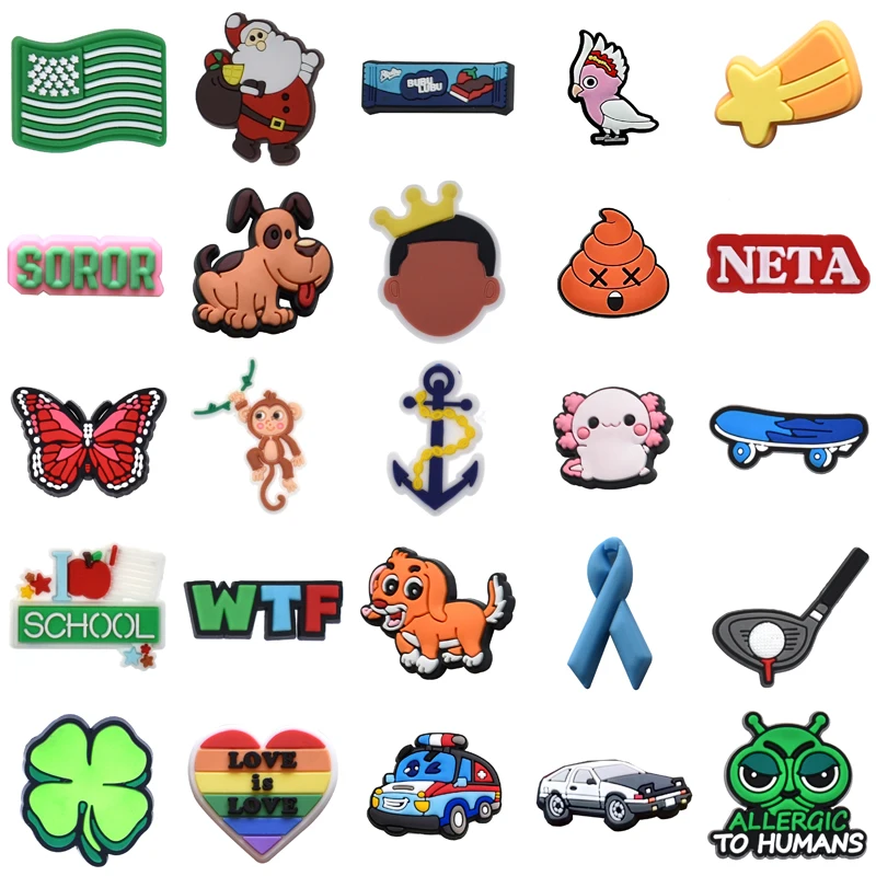 Boy Gifts Para Pins Set Jeans Women Charm Wholesale Bulk Kids Men Girl Decorations for Crocs Shoes Accessories Packs Shoe Charms
Boy Gifts Para Pins Set Jeans Women Charm Wholesale Bulk Kids Men Girl Decorations for Crocs Shoes Accessories Packs Shoe Charms