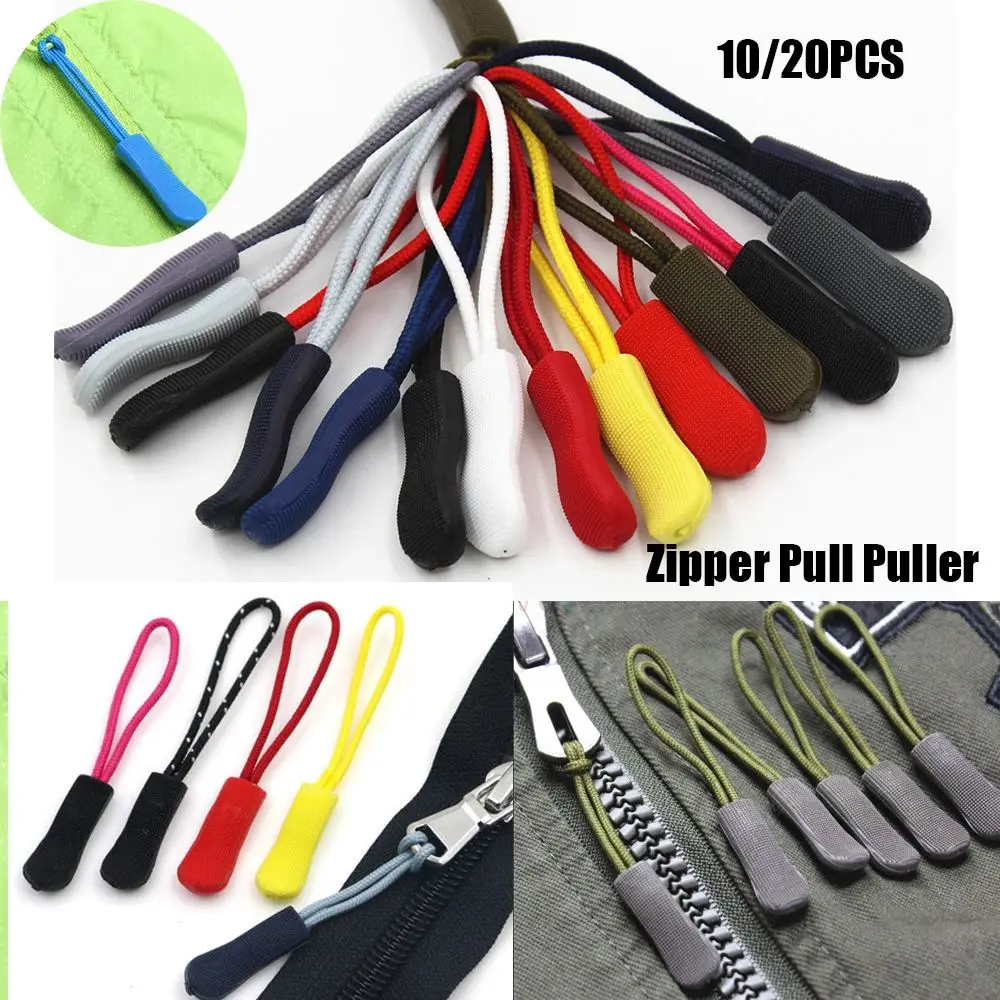 

Clip Buckle Suitcase Tent Backpack Travel Clothing Zipper Pull Ends Lock Zips Zip Puller Replacement Cord Rope Pullers