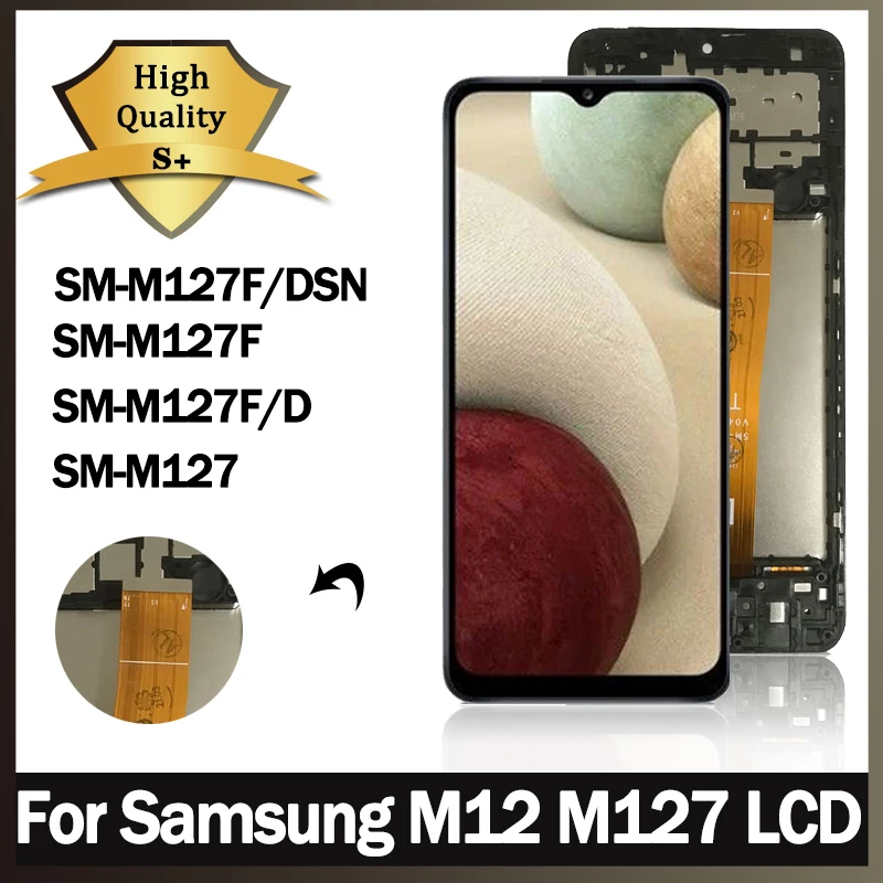 6,5 "Оригинальный ЖК-дисплей для Samsung Galaxy M12 M127, сменный дигитайзер сенсорного экрана, аксессуар для детской/DS ЖК-дисплея
6,5 "Оригинальный ЖК-дисплей для Samsung Galaxy M12 M127, сменный дигитайзер сенсорного экрана, аксессуар для детской/DS ЖК-дисплея