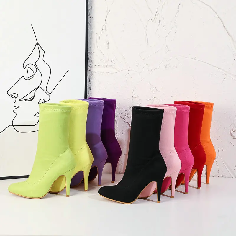 Boots Women New 2023 Clogs Platform Shoes High Heel Ankle Ladies Pointy Rubber Solid Slip-On Fabric Flock Pointed Toe Lace-Up R
Boots Women New 2023 Clogs Platform Shoes High Heel Ankle Ladies Pointy Rubber Solid Slip-On Fabric Flock Pointed Toe Lace-Up R