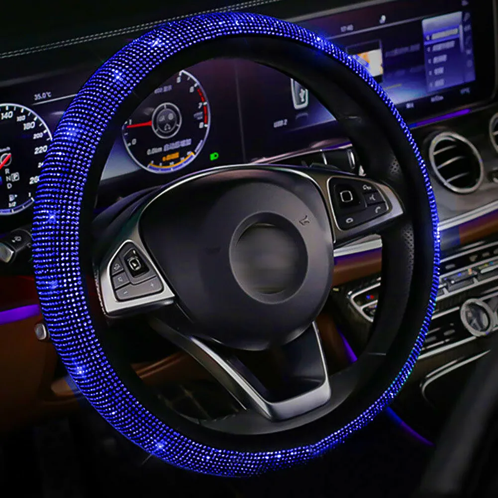 Rhinestone Car Cover Steering Wheel 14.5-15\\\\\\\" Black Plush Bling Blue Fashion Parts Universal Upgrade 1 X Crystal
Rhinestone Car Cover Steering Wheel 14.5-15\\\\\\\" Black Plush Bling Blue Fashion Parts Universal Upgrade 1 X Crystal