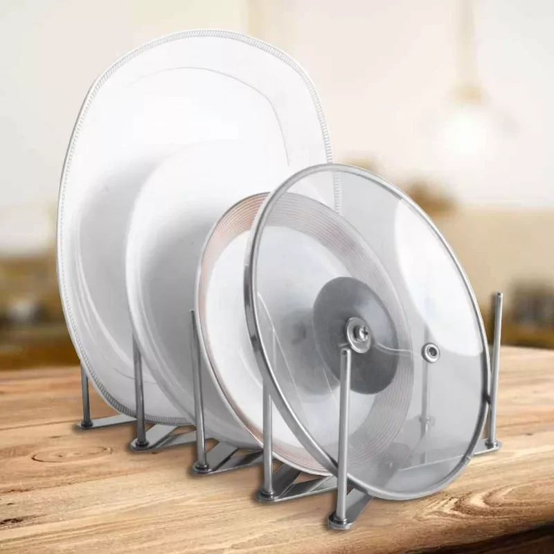 Kitchen Organizer Pot Lid Rack Extended Stainless Steel Spoon Plate Holder Shelf Cooking Dish Tray Stand Accessories Storage 
Kitchen Organizer Pot Lid Rack Extended Stainless Steel Spoon Plate Holder Shelf Cooking Dish Tray Stand Accessories Storage