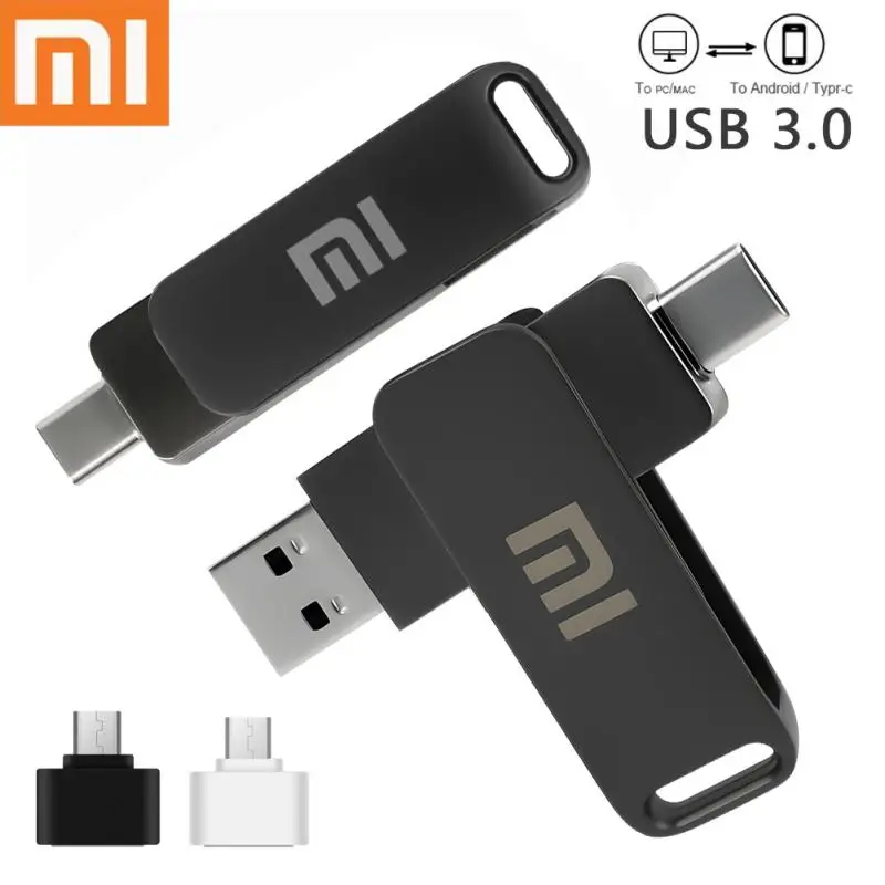 

Оригинальный OTG металлический флеш-накопитель XIAOMI, флешка Usb ТБ, 512 ГБ, 256 ГБ, 128 ГБ, Type-c, двойная Флешка OTG, USB флеш-накопитель, высокая скорость