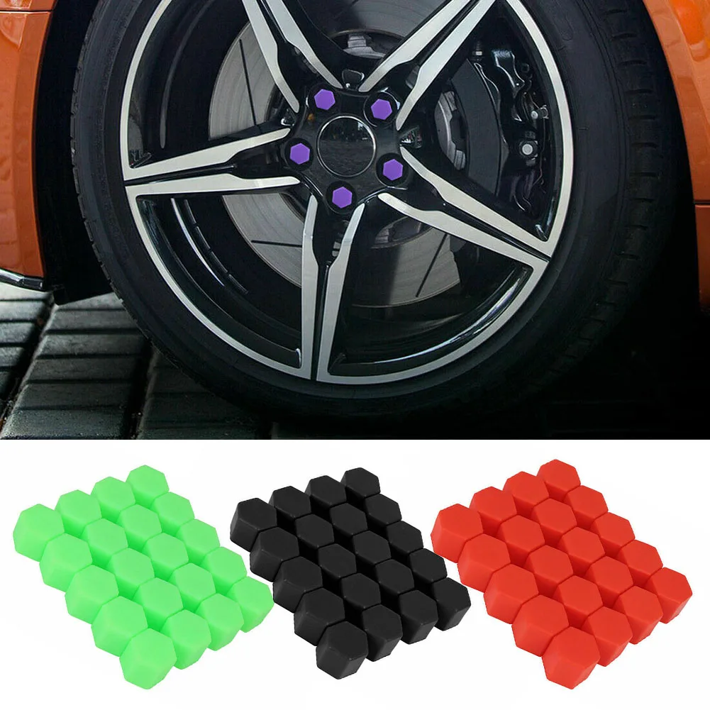 20PCS 17mm Silicone Car Rims Wheel Nut Screw Cover Lug Dust Bolt Cap Hub Black/Red/Purple/Green Car Tires Accessories
20PCS 17mm Silicone Car Rims Wheel Nut Screw Cover Lug Dust Bolt Cap Hub Black/Red/Purple/Green Car Tires Accessories