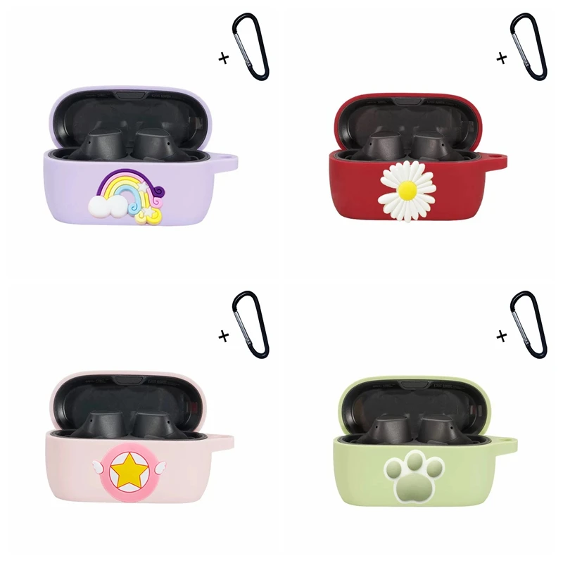 For Jabra Elite 3 Cases Elite 2 Cute Cat /Rainbow flower Silicone Shockproof Earphone Cover for Jabra elite3 hearphone case
For Jabra Elite 3 Cases Elite 2 Cute Cat /Rainbow flower Silicone Shockproof Earphone Cover for Jabra elite3 hearphone case