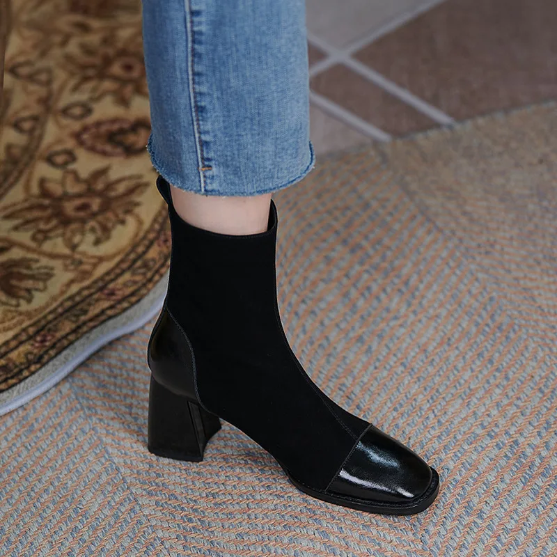 Women Short Boots Women Riding Boots Thick Heel Side Zipper Suede Solid Color Increase Wearable Women Shoes Boots for Women PU
Women Short Boots Women Riding Boots Thick Heel Side Zipper Suede Solid Color Increase Wearable Women Shoes Boots for Women PU
