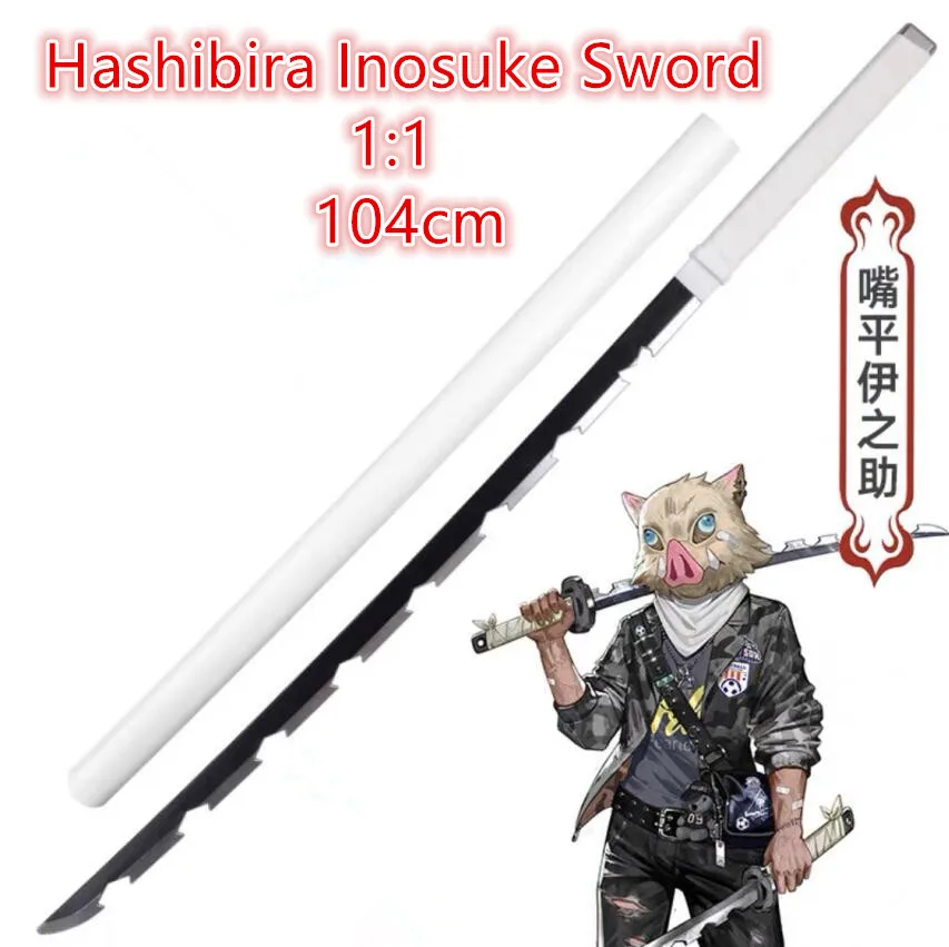 Demon Slayer Sword Weapon Hashibira Inosuke White Sowrd 1:1 Cosplay Ninja Knife PU Prop Kimetsu no Yaiba Anime Sword 104cm
Demon Slayer Sword Weapon Hashibira Inosuke White Sowrd 1:1 Cosplay Ninja Knife PU Prop Kimetsu no Yaiba Anime Sword 104cm