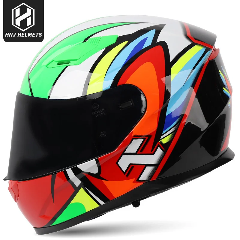 HNJ summe Full Face Moto BikeHNJ summer motorcycle helmet Full Face Motocross Scooter Casque Hors Route Moto Casco For Man
HNJ summe Full Face Moto BikeHNJ summer motorcycle helmet Full Face Motocross Scooter Casque Hors Route Moto Casco For Man