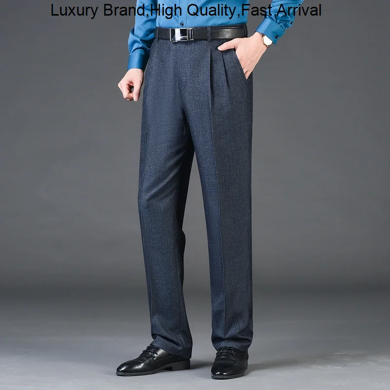 Men's 2023 New Business Casual Simple Straight Double Pleated Loose Leisure Suit Pants
Men's 2023 New Business Casual Simple Straight Double Pleated Loose Leisure Suit Pants