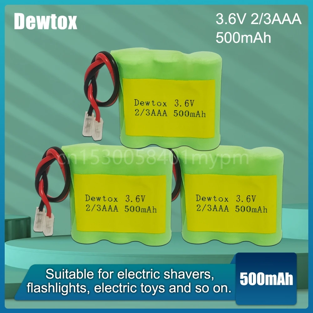 3.6V 2/3AAA 2/3 AAA 500mAh Ni-Mh Rechargeable Batteries pack cell for RC toys emergency light cordless phone
3.6V 2/3AAA 2/3 AAA 500mAh Ni-Mh Rechargeable Batteries pack cell for RC toys emergency light cordless phone
