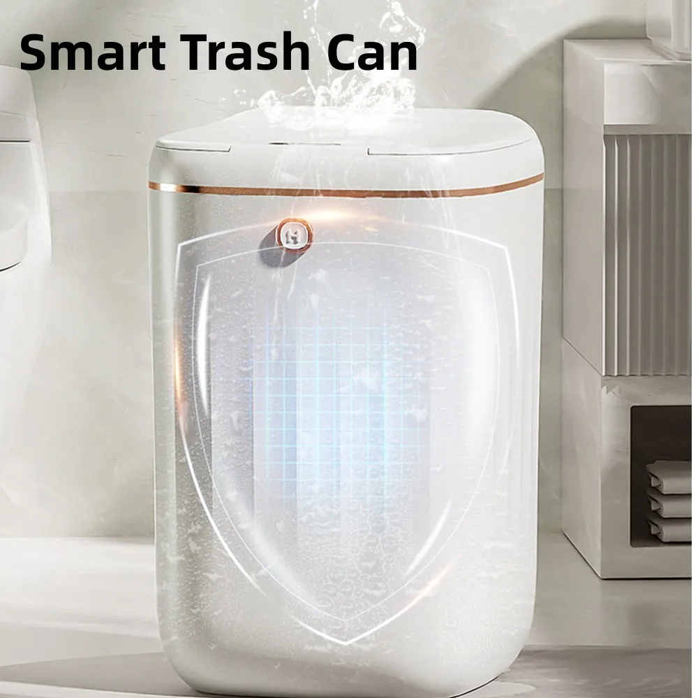 Bucket Lids Smart Can Trash With Sensor Waste Can Automatic For Induction Kitchen Trash Wastebasket Bin Bathroon Garbage
Bucket Lids Smart Can Trash With Sensor Waste Can Automatic For Induction Kitchen Trash Wastebasket Bin Bathroon Garbage
