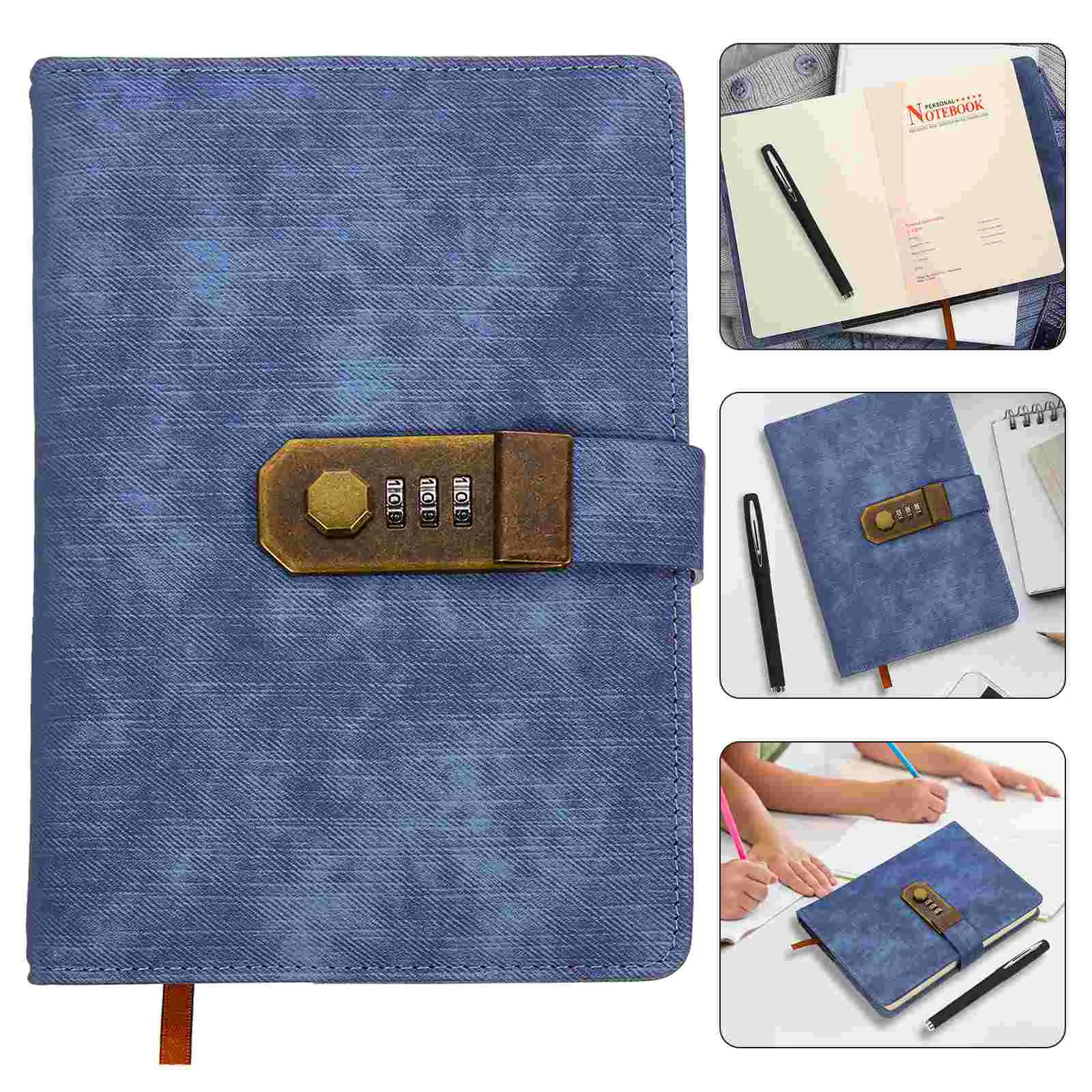 

Lock Password Diary Book Notebook Journal Secret Notepad Pu Creative Planner Pocket Mini Organizer Binder Writing Travel Teen