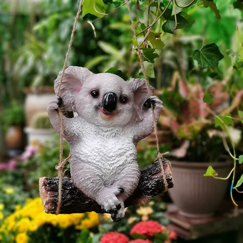 Koala simulation creative tree small pendant panda swing garden resin ornaments courtyard yard balcony decorations
Koala simulation creative tree small pendant panda swing garden resin ornaments courtyard yard balcony decorations