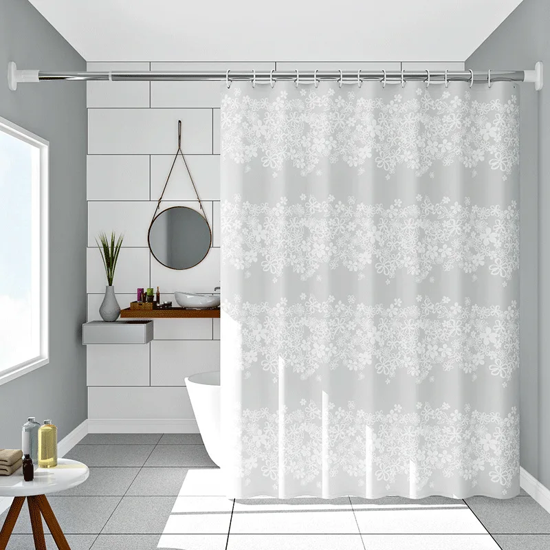 Занавеска для душа ZKment белая с цветочным принтом 200 см
Занавеска для душа ZKment белая с цветочным принтом 200 см