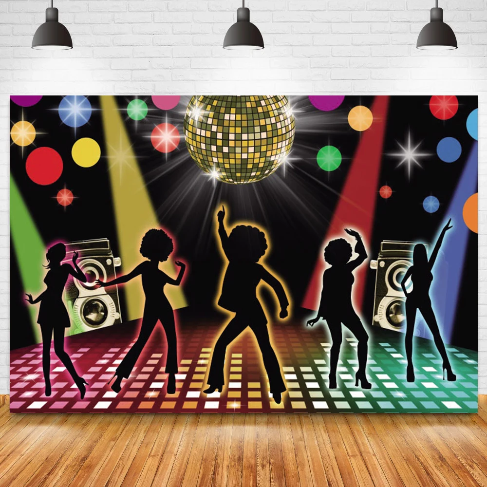 Music Dance Photo Backdrop Happy Birthday Party 80s 90s Music Stage Disco Record Photography Banner Background Decoration
Music Dance Photo Backdrop Happy Birthday Party 80s 90s Music Stage Disco Record Photography Banner Background Decoration