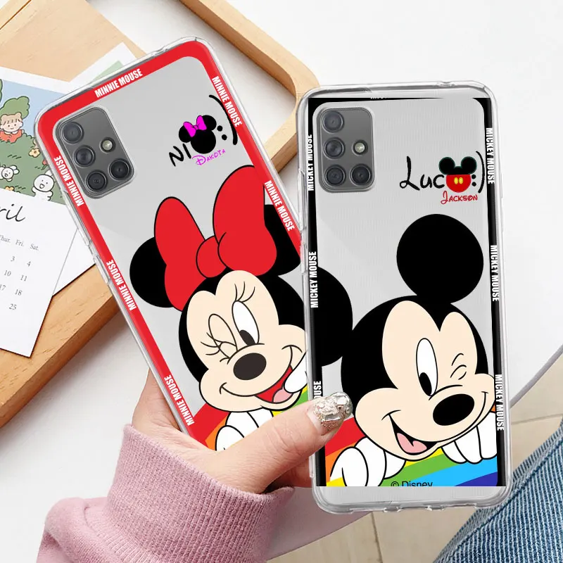 Disney Mickey Minnie Clear Case For Samsung Galaxy A52 A12 A51 A32 A21s A71 A53 A22 A14 A13 A11 A72 A41 A23 A73 Capa Phone Cover 
Disney Mickey Minnie Clear Case For Samsung Galaxy A52 A12 A51 A32 A21s A71 A53 A22 A14 A13 A11 A72 A41 A23 A73 Capa Phone Cover
