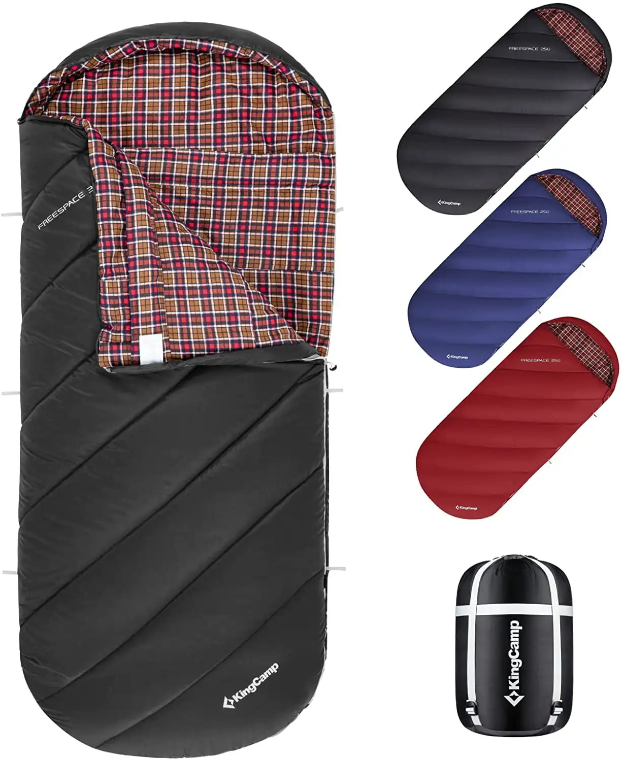 XL Camping Sleeping Bags 3 Seasons Lightweight 100% Cotton Flannel Sleeping Bag Black
XL Camping Sleeping Bags 3 Seasons Lightweight 100% Cotton Flannel Sleeping Bag Black